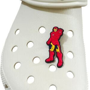 Croc Jibbitz | Iron Man Marvel Shoe Charm | Cute Comic Book Style